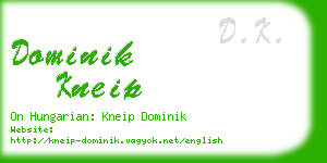 dominik kneip business card